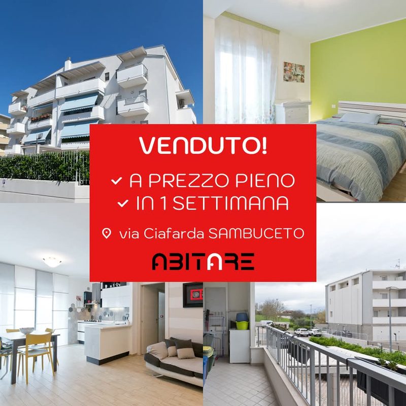 Venduto a prezzo pieno in 1 settimana: appartamento in via Ciafarda, Sambuceto
